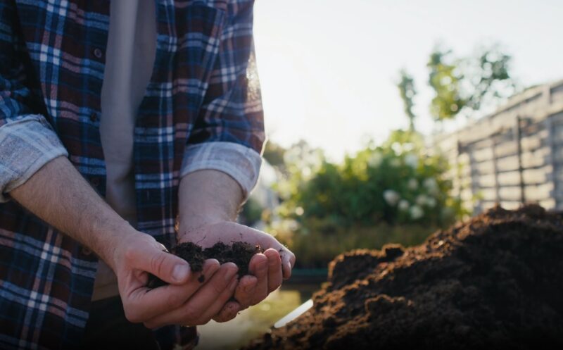 holding soil